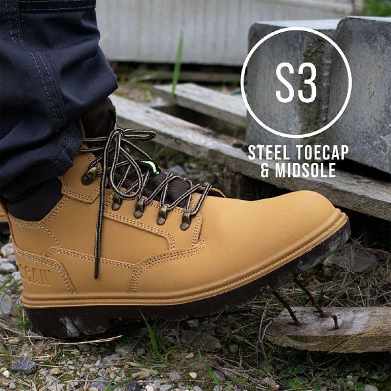 Scan Desert Viper S3 Safety Work Boots (Size 8)