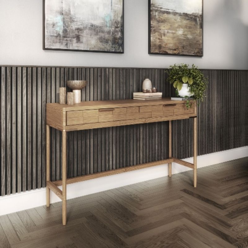 Acoustic Slat Wall Panel - Smoked Oak 2400mm x 600mm x 21mm