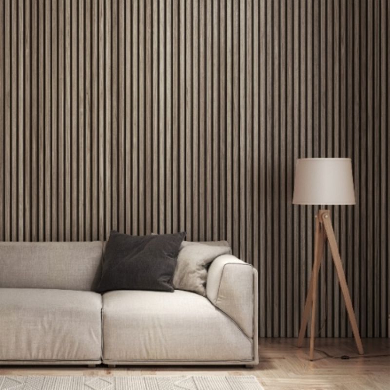 Acoustic Slat Wall Panel – Walnut 2400mm x 600mm x 21mm