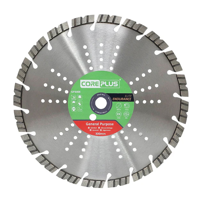 CorePlus Elite Endurance General Purpose Diamond Blade (300mm x 20mm)