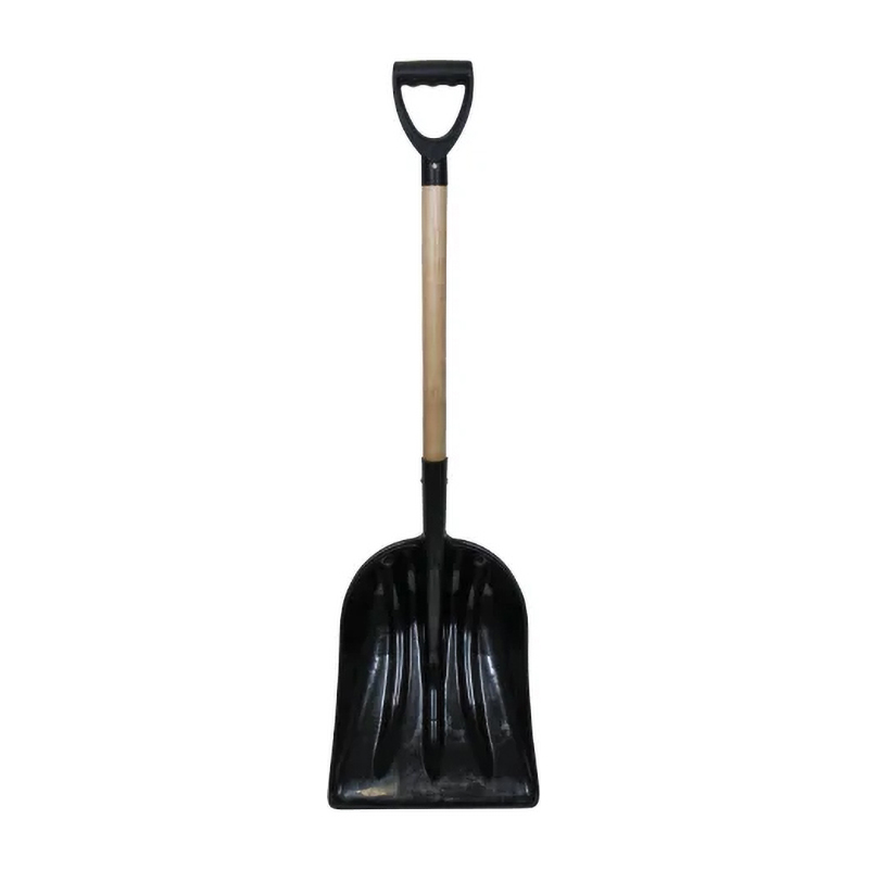 Faithfull Plastic Debris Shovel with Wooden Handle 1.2m (Blade: 360mm x 460mm)