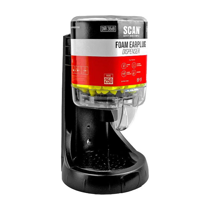 Scan Foam Ear Plugs Dispenser – Yellow SNR38 (250 Pairs)