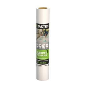 Taktec Carpet Protector Film - White (50m x 0.6m)