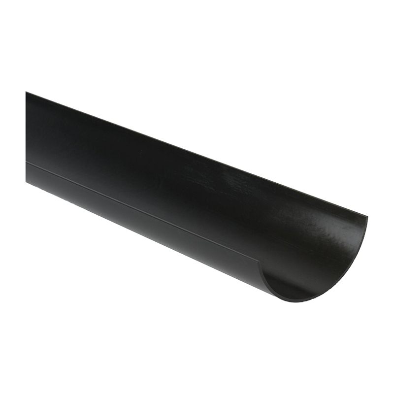 Brett Martin 112mm Roundstyle Gutter 4m – Black