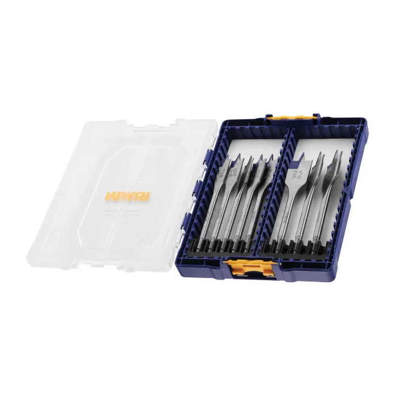 Irwin Blue Groove 4X Flat Bit Set (8 Piece)